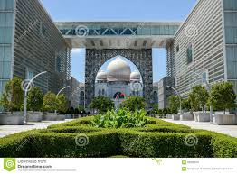 Palace of justice or istana kehakiman is a grand palace located in the administrative capital of malaysia, putrajaya. Palace Of Justice Putrajaya Malaysia Stock Photo 56200570 Megapixl