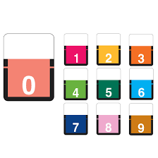 The repeating decimal continues infinitely. Tab 1306 Match A1306 Series Top Tab Numeric Color Coded Roll Labels