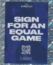 Panini Euro Em 2020 2021 Tournament Edition Sticker Nr 5 Equal Game Respect 2 44 In 2021 Tournaments Euro Equality