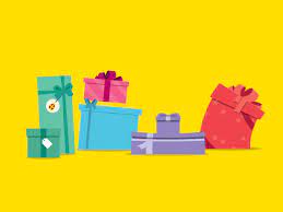Browse latest funny, amazing,cool, lol, cute,reaction gifs and animated pictures! Happy Presents Gif By M On Dribbble