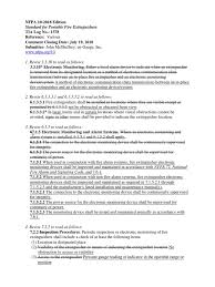 Maintain monthly inventory of all finished goods stored in warehouse(s), and accurately report all daily shipments of finished product, as well as material and equipment receipts. Proposed Tia 1378 Nfpa 10 Nature Technology Engineering