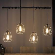 industriele hanglamp grisham 4 lichts oud zilver draadstaal industriele hanglampen hanglamp decoraties