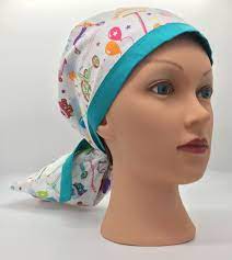 Surgical Scrub Hat For Women With Ponytail Pouch For Long Hair Etsy Surgical Scrub Hats Scrub Hats Scrub Caps Pattern
