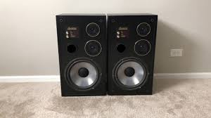 Acoustic Studio Monitor Series 3311 3 Way Floor Standing Speakers Youtube