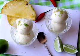 Recette d'une glace délicieuse : Sorbet Ananas Citron Vert Au Thermomix Recette Thermomix