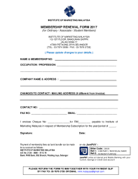 And address is 1g, 1st floor, bangunan skppk, jalan ss9a/17, petaling jaya 47300, selangor darul ehsan, malaysia. Fillable Online Imm Org Membershipinsitute Of Marketing Malaysia Institute Of Marketing Fax Email Print Pdffiller