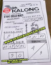 Syair Togel Hongkong Hari Ini 28 April 2019 Gaib