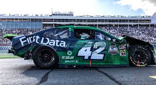 Kyle larson is the rare nascar driver who makes himself easy enough to spot in a crowd. Kyle Larson Squeaks Into Round Of 12 After Wreck Nascar Com