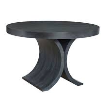 Grace 48 Inch Round Dining Table In Dark Gray Dining Tables Dining Tables Kitchen Dinin Dining Table Grey Round Dining Table Round Dining Table