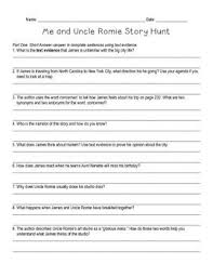 Me And Uncle Romie Comprehension Worksheet Comprehension Worksheets Journeys Reading Series Comprehension