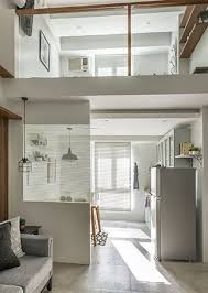 To Make The 38sqm Condo Appear Bigger Than It Actually Is The Interior Designer Replaced The Existing Dr Condo Interior Loft Style Homes Condo Interior Design