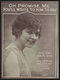 Oh promise me you'll write to him to-day