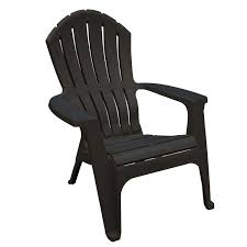 Adams Real Comfort Black Polypropylene Adirondack Chair Ace Hardware In 2020 Resin Adirondack Chairs Adirondack Chair Patio Chairs