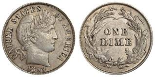 1899 Barber Dime Coin Value Prices Photos Info