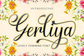Learn about using safe fonts in powerpoint. Gerliya 1029102 Calligraphy Font Bundles