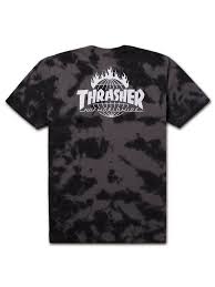 HUF X THRASHER Crystal Wash Tee - Black / Grey – West Brothers #huf # thrasher #hufthrasher #hufxthrasher #tee | Streetwear outfit, Urban wear,  Urban wear clothing