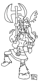 Rayman legends coloring pages are a fun way for kids of all ages to develop creativity, focus, motor skills and color recognition. Rayman Legends Barbara Lineart By Retro7 On Deviantart