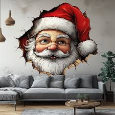 Hanging Santa Face