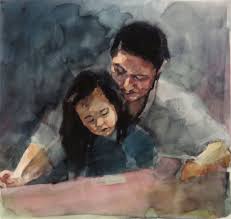 *** available in two sizes: Father Daughter Paintings