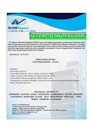 Wom finance adalah salah satu perusahaan leasing yang sudah berdiri sejak tahun 1982. Pt Wahana Ottomitra Multiartha Tbk Wom Finance Kantor Kemahasiswaan Alumni Dan Campus Ministry