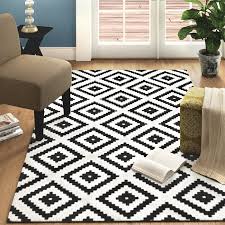 Black And White Diamond Outdoor Rug Cecilvale Abstract Diamond Area Rug In 2020 White Rug Living Room Area Rugs White Area Rug