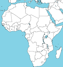 Silhouette white empty free outline map, political map showing. Blank Map Of Africa By Abldegaulle45 On Deviantart