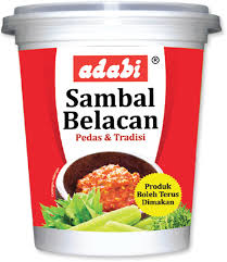 Sambal (countable and uncountable, plural sambals). Traditional Hot Spicy Sambal Belacan Adabi