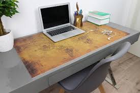 Forte net106 schreibtisch mit 4 schubkästen und 1 tür, holz, 145 x 60 x 76.3 cm, sandeiche + weiß. Extra Grosse Schreibtischunterlage Gesucht Jetzt Wunschmass Finden
