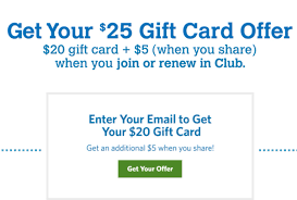 This gift card is issued by and represents an obligation solely of darden sv, inc. Free 25 Gift Card When You Sign Up Or Renew Your Sam S Club Membership Saving With Vetta Couponing