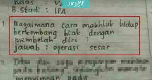Jawaban kocak dan lucu ujian anak sd! 4 Jawaban Kocak Anak Sd Ngejawab Soal Ipa Masuk Akal Tapi Nyeleneh