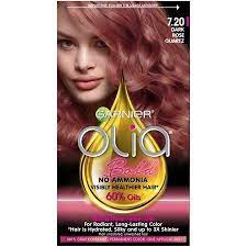 Garnier Olia Oil Powered Permanent Hair Color 7 20 Dark Rose Quartz 1 Kit Walmart Com Permanent Hair Color Hair Color Dark Hair Color