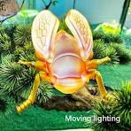 Garden Decoration Light 3D Flying Cicada Beetles Lights for Holiday