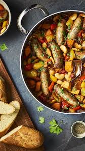 Cook With M S Smokey Sausage Cassoulet Video Sausage Cassoulet Cassoulet Recipes Delicious Healthy Recipes