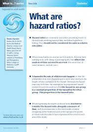 Pdf What Are Hazard Ratios