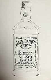Jack Daniels Print Etsy In 2021 Jack Daniels Bottle Jack Daniels Bottle Drawing