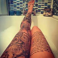 255 Appealing Leg Tattoos For Men Women