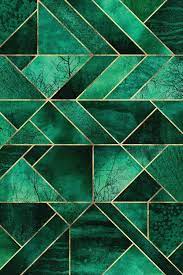 Abstract Nature Emerald Gre Canvas