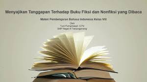We did not find results for: Bahasa Indonesia Menyajikan Tanggapan Komentar Terhadap Buku Fiksi Dan Nonfiksi Youtube