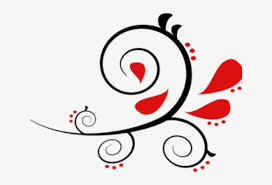 Vector Swirl Clipart Red Designs For Chart Boundary