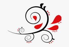 vector swirl clipart red designs for chart boundary