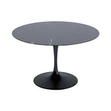 table ronde marbre marquina d 120cm knoll tulip dining table dining table oval table dining