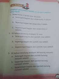 Kunci jawaban tema 7 kelas 2 halaman 199. Siswa Kelas 2 Terdiri Dari 36 Siswa A Setengah Bagian Dari Siswa Kelas 2 Adalah B Sepertiga Brainly Co Id