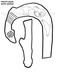 2049x2031 maui weapon coloring page magical fish hook. Heartfeltpeach Free Maui S Fish Hook Template Tutorial Template Diy Moana Maui Fish Hook Maui Hook Moana Hook
