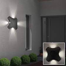 22,5 largeur en cm : Lot De 2 Applique Murale Design Led Pour Une Utilisation En Exterieur Etc Shop