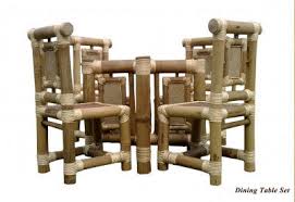 Discover the perfect bamboo rattan furniture piece for your household needs today. Bamboo 4 Seater Dining Table Set 882 Bamboo Dining Table Set B