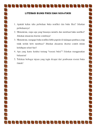 We did not find results for: Literasi Buku Fiksi Dan Non Fiksi