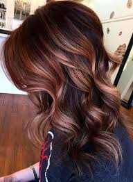 Afbeeldingsresultaat Voor Copper Balayage On Dark Hair Hair Styles Balayage Hair Brunette Hair Color