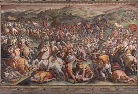 Ceiling of the chapel of eleonora of toledo. Battle Of Marciano Wikipedia