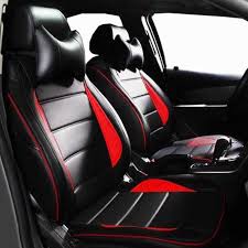 Carnong Car Seat Cover Leather For Ford Fiesta Focus Fox Mondeo Maverick S Max Ecosport Escape Ed Leather Car Seat Covers Car Seat Cover Sets Leather Car Seats