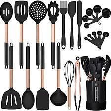 Find the top 100 most popular items in amazon kitchen & dining best sellers. Buy Silicone Cooking Utensil Set Fungun 24pcs Silicone Cooking Kitchen Utensils Set Non Stick Heat Resistant Best Kitchen Cookware With Copper Stainless Steel Handle Black Bpa Free Non Toxic Online In Canada